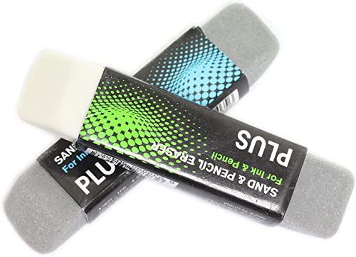 TAODAN 2 peças de borracha de areia para escola, escritório, artigos de papelaria, correção, partícu