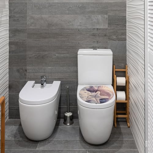 Calcomanía para inodoro de PVC lavable que decora sin dejar residuos 7