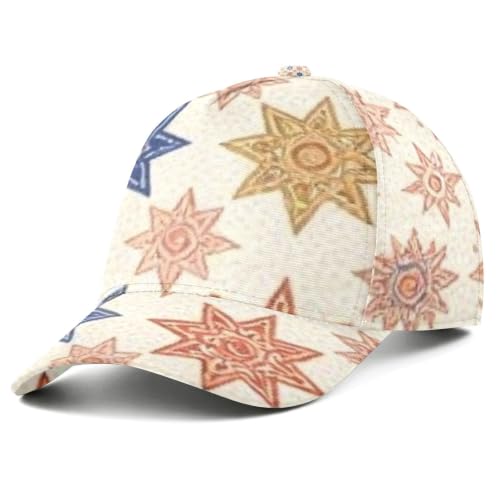 Gorra de béisbol FRODOTGV ajustable de 55 a 62 cm estilo callejero mandala bohemia para adulto