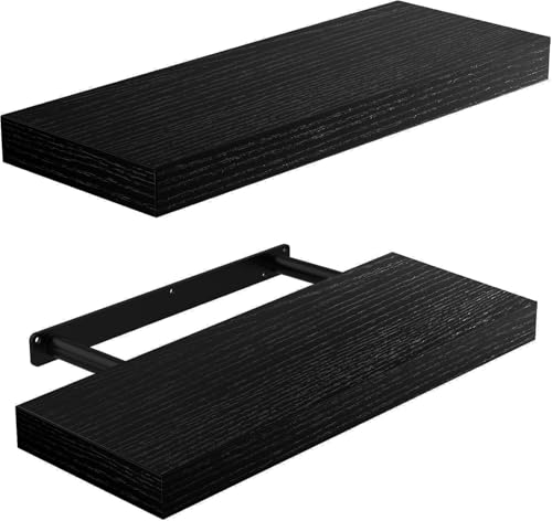 AMADA HOMEFURNISHING Floating Shelves Wall Mounted, 15 x 7 Inch