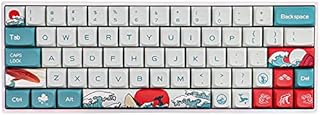 Sunzit Keycaps, 104 PBT Keycaps XDA Profile Keycaps Full Set Keycap Dye-Sublimation Keycap for Cherry Mx Switch Mechanical Keyboard (Only Sell Keycaps)