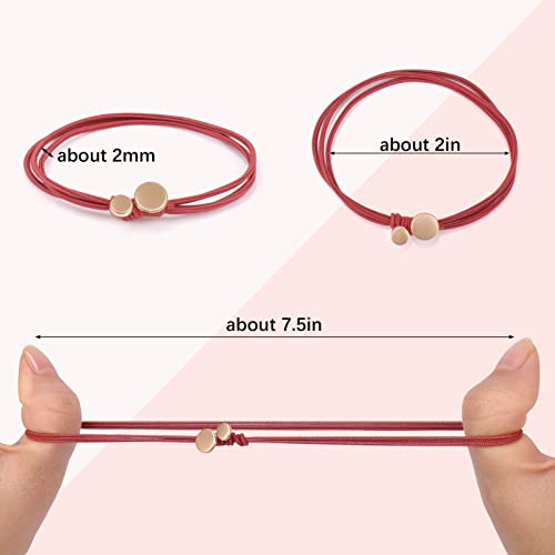 Palksky 18 Pieces Hair Tie Bracelets For Women, Boho Hair Ties For Thick Hair Hair Elastics No Damage, 6 Colors #TOP1