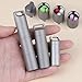 Small Keychain Pill Holder,304 Stainless Steel Portable Pill Case Organizer for Travel,Waterproof Pocket Pill Container Medicine Box for Purse Men (Medium Portable Pill Case)