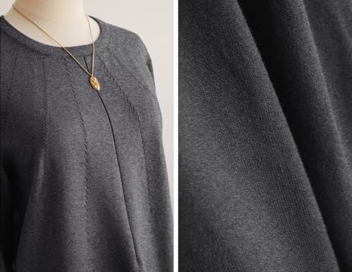 MONNURO Womens Plus Size Sweaters 2024 Long Sleeve Chunky Warm Knit Fall Pullover Tops Outfits Clothes 5