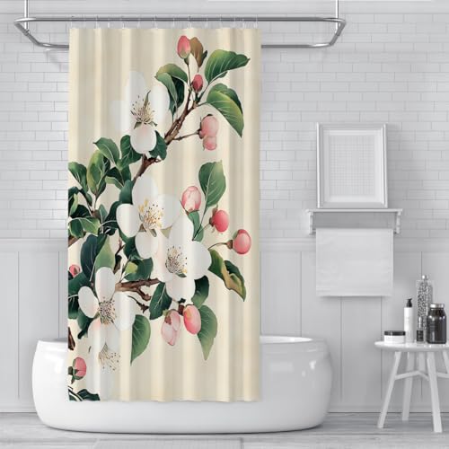 Rideau douche anti-moisissure polyester prune 90x180 résistant à l'eau - 3