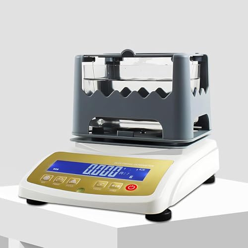 QianCruxtacy Máquina Analizar Metales Preciosos, Máquina de Prueba de Pureza Digital con Medición de Densidad y Autenticación de Kilates, para Joyerías, Laboratorios y Compra Venta de Oro B 300