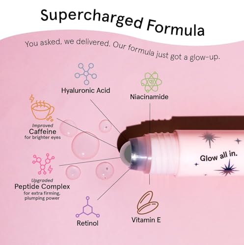 image for grace & stella Under Eye Brightener Roller - Airplane Travel Essential