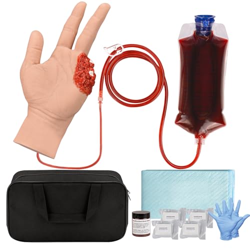 Image of Wound Packing Hand Trainer, Trauma Hand Kit for Stop the Bleeding Control Training,Hemorrhage Hand Training for Medical Education, Light Skin