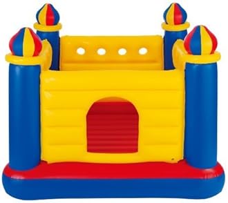 Intex Jump-O-Lene Castle Bouncer 69" x 69" x 53" Or 1.75m x 1.75m x 1.35m for Kids Age 3-6