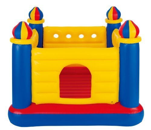 Intex Jump-O-Lene Castle Bouncer 69" x 69" x 53" Or 1.75m x 1.75m x 1.35m for Kids Age 3-6