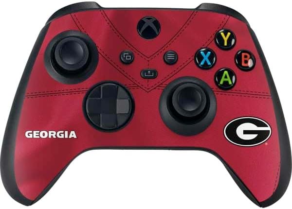 Skinit Decal Gaming Skin Compatible with Xbox Series X Controller - Officially Licensed University of Georgia Bulldogs Logo Design
