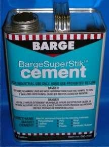 Original Barge SuperStik Super Stick Cement by Quabaug Corp -1 Gallon- by Barge SuperStik Cement TF