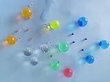 bolas de gel comestibles Tamaño en seco 2,5-3mm Alquera Bolas de Gel para Decoración. Hidrogel para Plantas 100g. (Multicolor)