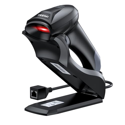 TEEMI TMSL-56CR Bluetooth Barcode Scanner with USB Smart Cradle by TEEMI - Used condition - US$73.06