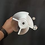 3. Das Laufrad nimmt hochfesten Aluminiumlegierung CNC mehrachsigen Bearbeitung, die eine hohe Festigkeit und gute dynamische Balance hat.