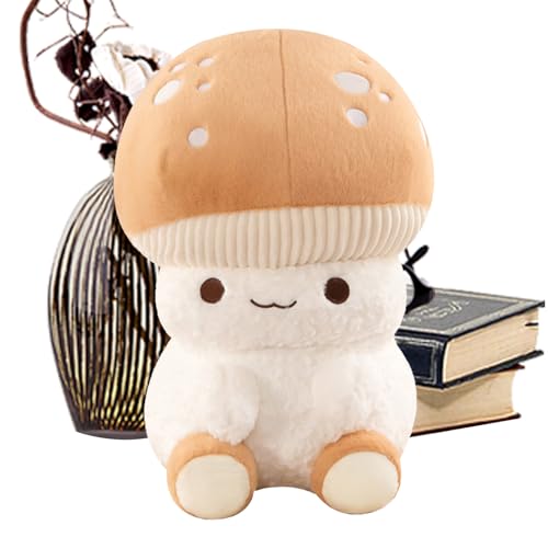 Peluche champignon mignon grand coussin décoratif de maison et bureau