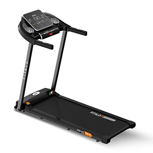 Image of Drive T1 Lite (3.0 HP Peak) DC Motor Motorized Treadmill with AUX Input and Free DIY Installation Assistance for Home use