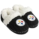 Pittsburgh Steelers NFL Womens Team Color Fur Moccasin - M