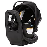 Diono LiteClik30 XT SafePlus Infant Car Seat and Base, Rear-Facing for Infants 4-30lbs, SafePlus Engineering, with Infant Insert, UPF 50+ Sunshade (Black Storm)
