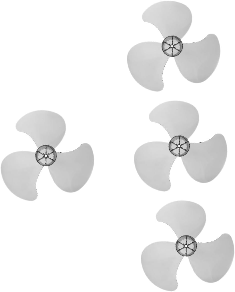 Uonlytech 4pcs Electric Fan Replacement Transparent Design for Standing and Table Fans Easy to Install Lightweight Compatible