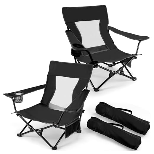 Joyfair Beach Camping Chair Duo Pack