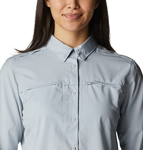 Columbia Women's Cool Release Long Sleeve Woven, Cirrus Grey, X-Large #TOP3