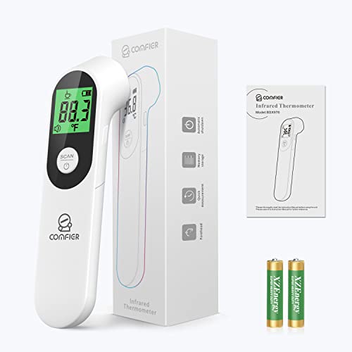 Comfier Touchless Forehead Thermometer For Adults And Kids, Infrared Digital Thermometer For Home With Fast And Accurate Reading, Baby Thermometer With 3 In 1 Large Lcd Display & Voice Broadcast #TOP7