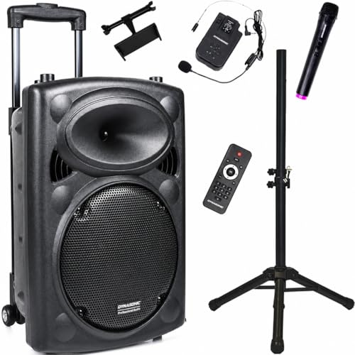 DYNASONIC Dynapro Altavoz Autoamplificado Potente 12 DYNASONIC Dynapro Altavoz Autoamplificado Potente 12