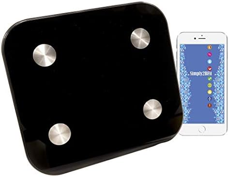 Bluetooth Body Fat Scale, Smart Wireless Digital Bathroom Weighing Scale 400LB Capacity, Measures Weight, Water, Muscle Mass, BMI, Bone Mass, Visceral Fat, Calorie, with iOS, Android App