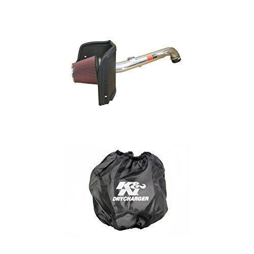 K&N 77-9026KP Performance Air Intake System with Black Air Filter Wrap