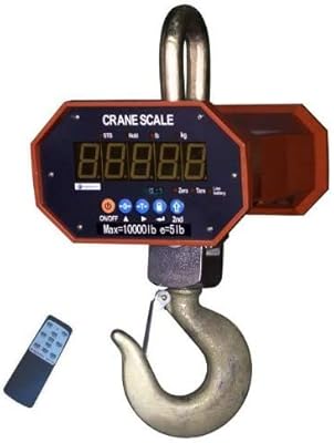 Crane Scale 6,000 LB Capacity 1 LB Accuracy, Include Hooks High Capacity Heavy Duty New