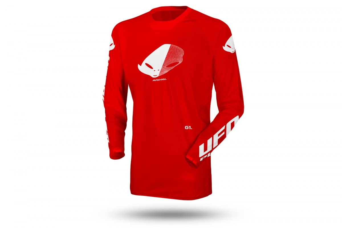 Ufo Plast Maglia Motocross Radial Blu (XL)