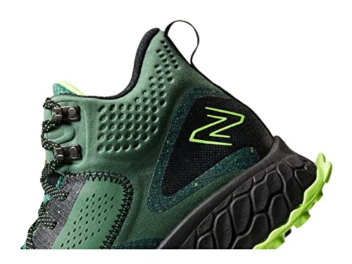 New Balance Tênis de corrida masculino Fresh Foam X Hierro Mid GTX V1 Trail, Jade/Pixel Verde, 43