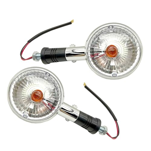 Image of 2Pcs Motorcycle Turn Signal Lights Compatible with Yamaha XV400