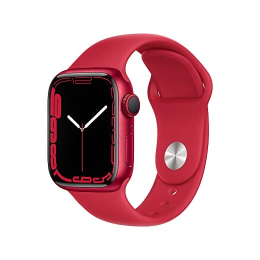 Apple Watch Series 7 (GPS), Caixa em alumínio PRODUCT(RED) de 41 mm com Pulseira esportiva PRODUCT(RED)
