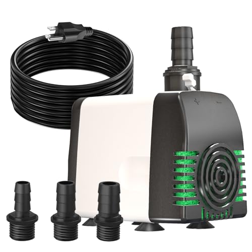Knifel Pond Pumps 880GPH Submersible Water Pump with 10ft long cord for Fountains, Hydroponics...