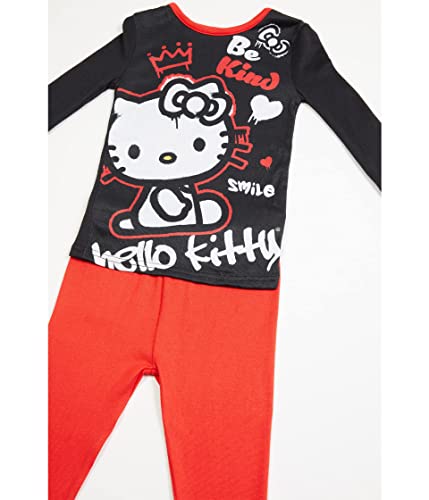 Komar Kids Girl's Hello Kitty Four-Piece Cotton Set (Little Kids/Big Kids) Red 4 Little Kids3