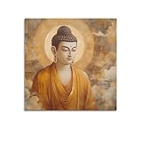 CENGLIS Klassisches Gongbi-Buddha-Poster, indischer 