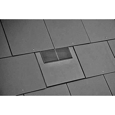 Slate Vent for 600 x 300 mm / 24 x 12 inch Roof Slates with Flexi Pipe Adaptor Cover