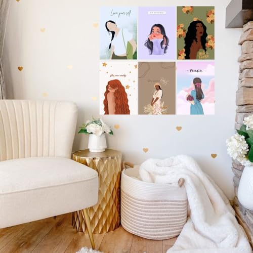 PAPER PLANE DESIGN Women Empowerment Wall Posters Set Home Office Decor ...