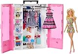 Barbie Kleiderschrank, Ultimate Closet (mit Barbie Puppe), zum Organisieren von Barbie Zubehör wie...