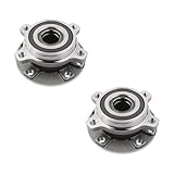 Wahparts 513349 Front Wheel Bearing Hub Assembly Set of 2Compatible with 2014-2023 Jeep Cherokee Without Off Road Package Suspension HA590551 68141123AB 68141123AD