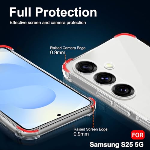 Image of TheGiftKart Transparent Crystal Clear Back Cover Case for Samsung Galaxy S25 5G | Shockproof Soft TPU Case | Cushioned Edges for Ultimate Protection Back Cover Case (TPU, Transparent)