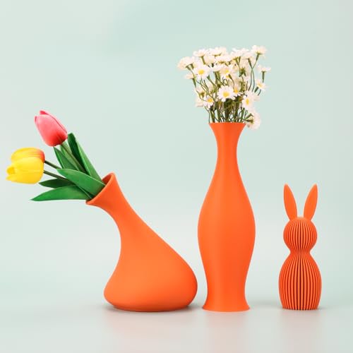 Image of 3DHoJor Matte PLA Filament 1.75mm, Upgrade 1kg Cardboard Spool PLA Filament 1.75 PLA 3D Printing Filament, Print with Most 3D Printers Using 3D Filament-Tangerine