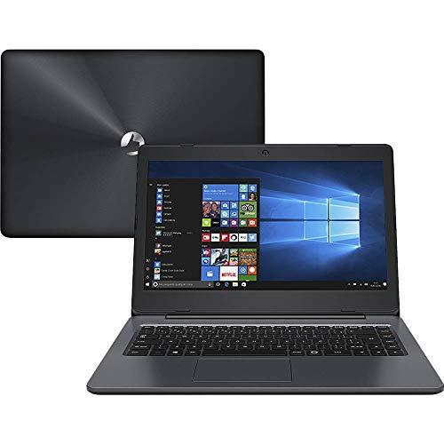 Notebook Positivo Stilo One XC3550 Intel Atom 2GB 32GB Tela LCD 14' Windows 10 - Cinza