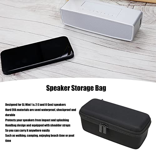 Bolsa de armazenamento de alto-falante, estojo de transporte rígido de EVA, bolsa de transporte de a