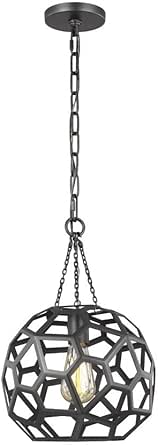 Generation Lighting-AH Alexa Hampton Collection-Feccetta-One Light Small Pendant in Modern Style-11 Inch Wide by 16.13 I