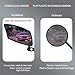 BriskMore Handlebar Bike Mirror, Scratch Resistant Glass Lens, Ajustable And Rotatable Safe Rearview Bicycle Mirror for Left Side BT-016L
