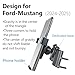 LUNQIN Car Phone Holder for Ford Mustang 2024 2025 2026 Coupe Convertible Dark Horse Auto Accessories Navigation Bracket Interior Decoration Screen Dash Board Mobile Cell Phone Mount case