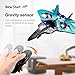 Rc Plane Remote Control Airplane - Foam V17 Jet Fighter Stunt 2.4GHz with 2 Batteries, 360° Drop-Resistant Stunt Spin Remote & Light RC Airplane for Kids Boys Girls